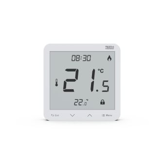 TECH EU-R-12s DRÁTOVÝ POKOJOVÝ TERMOSTAT S RS485 KOMUNIKACÍ K EU-L4-X Wifi, EU-L-X WIFI a EU-L-12